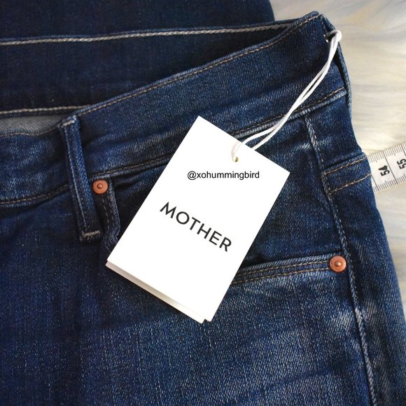 MOTHER | The Weekender Fray Flare Jeans (Skunk At The Tea Party) Size 32 NWT - Picture 12 of 15